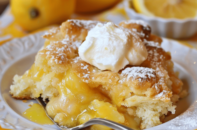 Magical Lemon Cobbler